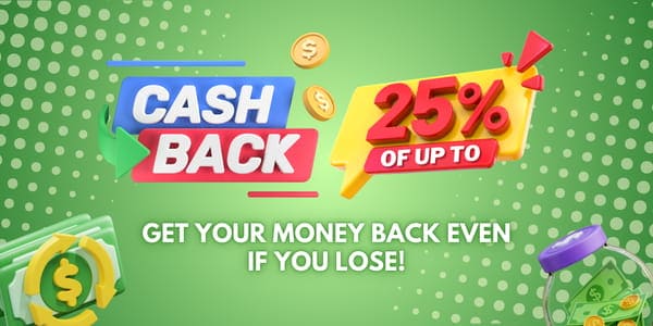 Online bingo promotional banner with coin artwork and offer wording